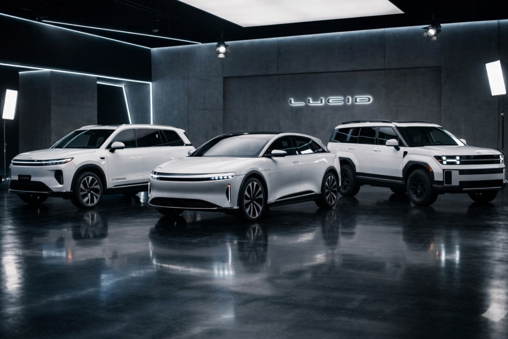 Lucid mid-size SUVs