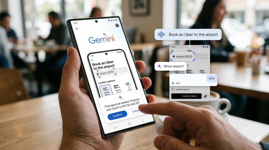 Gemini task automation on Galaxy S26 Ultra